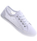 Koronkowe ażurowe białe tenisówki /G12-2 16290 T287/
