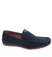 Męskie półbuty mokasyny Granatowe /B1-1 14213 S398/
