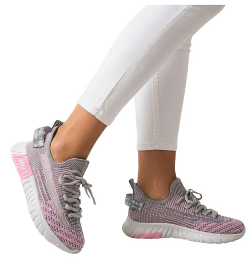 Lekkie dziewczęce buty sportowe /F4-3 8525 S398/