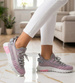 Lekkie dziewczęce buty sportowe /F4-3 8525 S398/