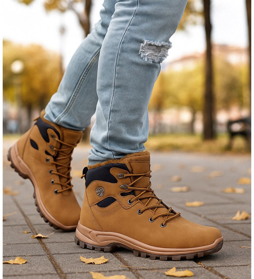 Zimowe buty trekkingowe męskie Camel /J6-3 h2 13068 T399/