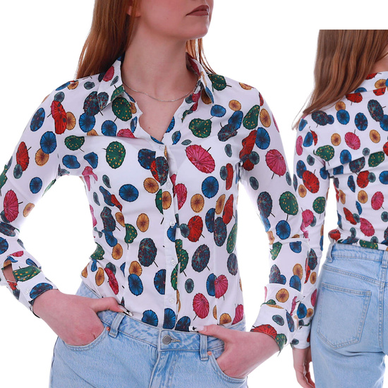 Bawełniana koszula body w parasolki /H2 UB865 G7-75/