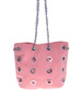 Różowa damska torebka z łańcuszkiem /H2-K30 TB294 S/