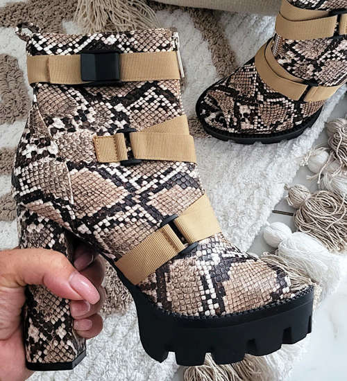 Wiosenne botki na platformie Camel Sneake /A8-1 14424 S133/ Wiosenne botki na platformie Camel Sneake /A8-1 14424 S133/