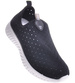 Czarne wsuwane obuwie sportowe /C1-3 11919 T198/