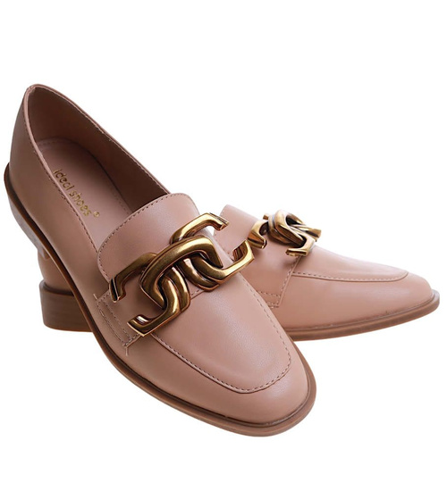 Wsuwane baleriny lordsy Khaki /A6-2 11599 T581/