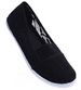 Przewiewne damskie tenisówki slip on z koronki Czarne /F7-2 14551 S154/