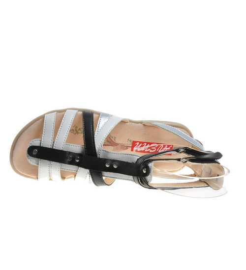 Dziecięce sandały paseczki Czarne /C6-2 4643 T007/