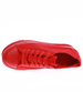 Sznurowane czerwone trampki damskie /C4-1 16487 G089/