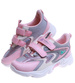 Szaro różowe dziewczęce buty sneakersy /A8-2 17621 T203/