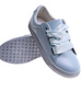 Wiązane trampki damskie pastelowe Baby Blue /A3-3 17510 W192/