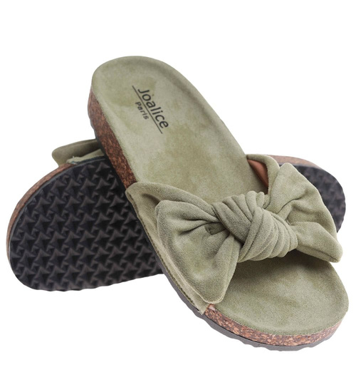 Zielone otwarte klapki profilowane /F10-2 17741 W122/