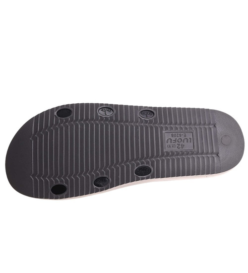 Klapki męskie czarne wodoodporne na plażę /A9-1 17855  T008/