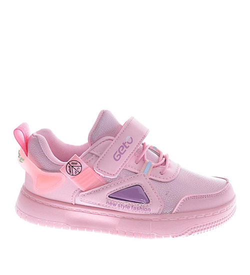 Różowe dziewczęce trampki /A10-2 12451 T497/