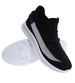 Wsuwane ażurowe czarne buty sportowe /F6-3 17992 T124/