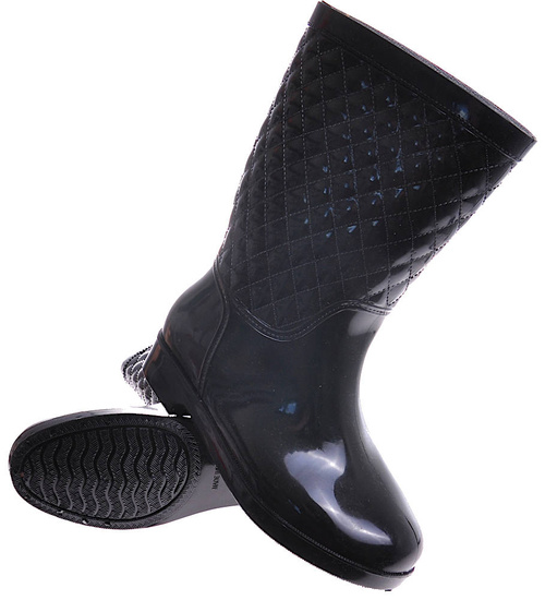 Wysokie damskie kalosze gumiaki /G5-1 11714 S149/