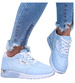 Klasyczne niebieskie buty sportowe damskie /A6-3 16062 G283/