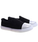 Czarne wsuwane trampki dziewczęce slip on /E5-2 13683  T004/