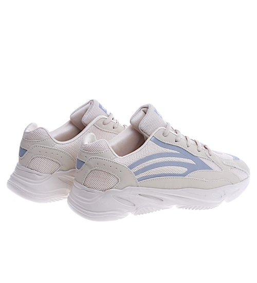 Beżowe męskie buty sportowe /F9-3 13899 T345/