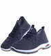 Granatowe ocieplane buty sportowe męskie /F7-3 17098 T386/