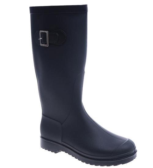 Wysokie czarne kalosze oficerki /C5-1+h2 13932 T363/