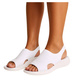 Białe elastyczne sandały na platformie 2 gat OST497