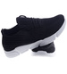 Wsuwane elastyczne czarne buty sportowe /A4-3 13173 T259/