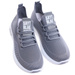 Wsuwane ażurowe szare męskie buty sportowe /A1-2 17762 GF285/