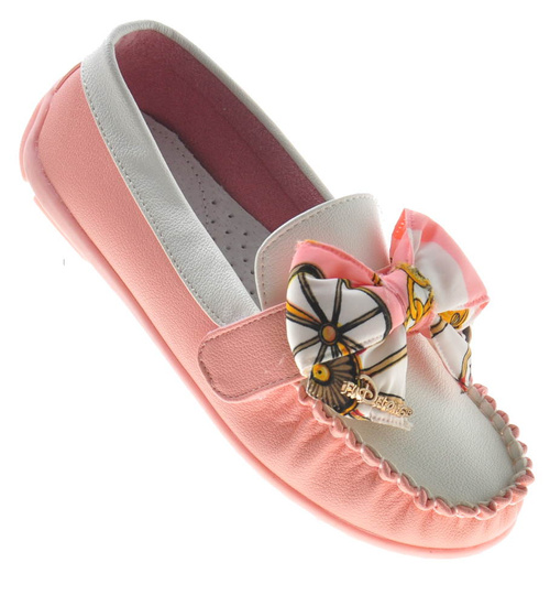 Casualowe półbuty dziewczęce Różowe /G11-2 8135 S191/