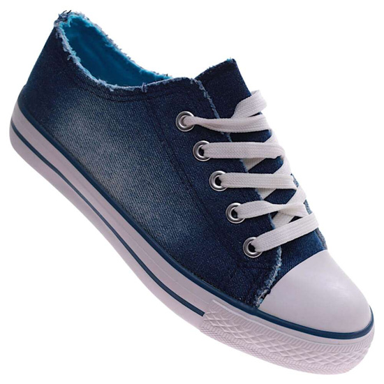 Granatowe trampki dla dziewczynki /C2-2 17286 T111/