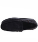 Czarne półbuty męskie wsuwane mokasyny /A5-2 16630 S398/
