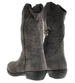 Kowbojki damskie ocieplane Szare /A1-2 10152 T296/