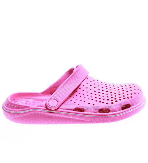 Kryte fuksjowe klapki na basen /D5-1 15520 S192/