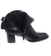 Czarne botki na niskim obcasie /G3-3 18403 W385/