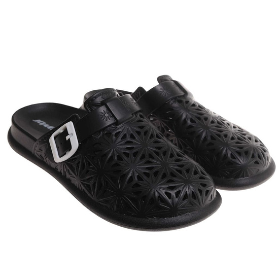 Klapki damskie Ażurowe buty na plażę Czarne /H2 17854 G008/