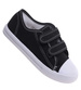Czarne tenisówki chłopięce na rzepy buty do szkoły /E5-1 18101 T189/