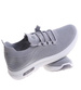 Wsuwane szare buty sportowe męskie /C1-1 17755 GF285/