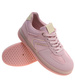 Wiązane snekaersy damskie różowe pastelowe /D3-3 18827 G455/