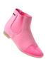 Różowe dziewczęce botki z gumkami /G4-2 6517 S099/