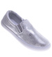 Wsuwane srebrne trampki slip on /G2-3 11195 T108/