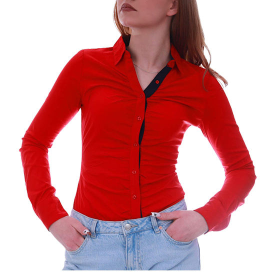 Bawełniana czerwona koszula body /H2 UB863 G7-75/