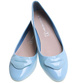 Niebieskie baleriny damskie /B4-2 8250 S099/