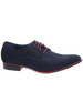 Sznurowane granatowe półbuty męskie /E9-2 15872 S491/