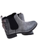Wsuwane szare botki damskie /E3-3 18310 T300/