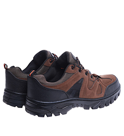 Camelowe trekkingowe buty męskie sznurowane /E7-3 14764 T424/