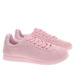 Sznurowane damskie buty sportowe Różowe /F5-3 18650 T102 +H2/