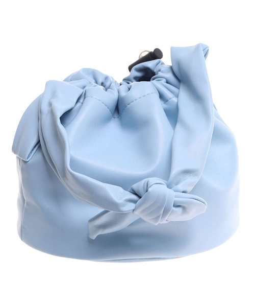 Błękitna torebka z kokardą /H2 K24 TB665 G105/