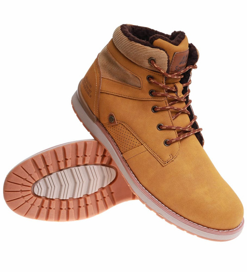 Wysokie ocieplane buty trekkingowe /C5-3 16972 T483/