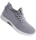 Wsuwane męskie szare buty sportowe /D9-1 17799 GF285 +H2/