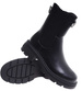 Czarne wysokie botki damskie sztyblety /K3-2 H2 18549 W18-45/